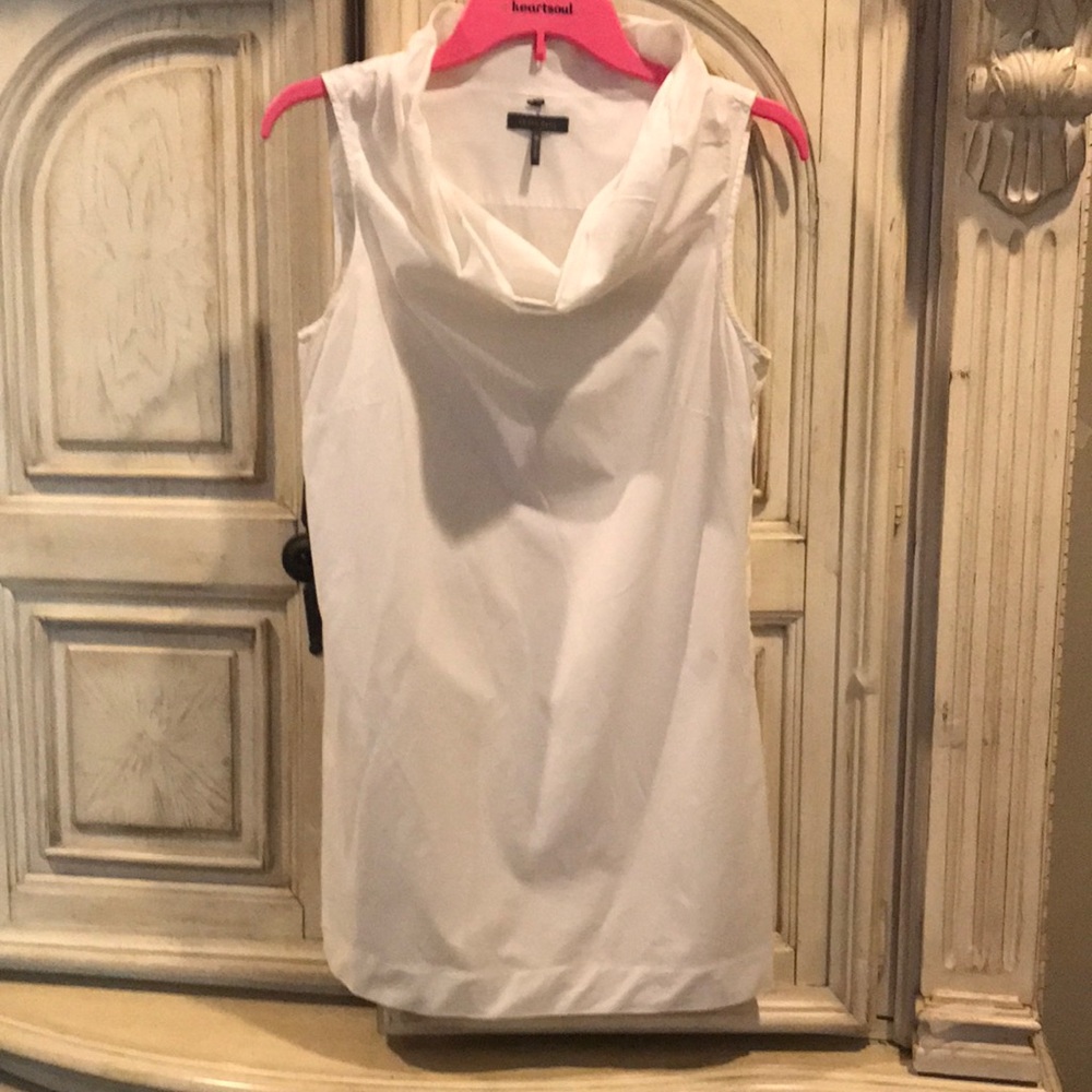 White long tunic top. Size medium